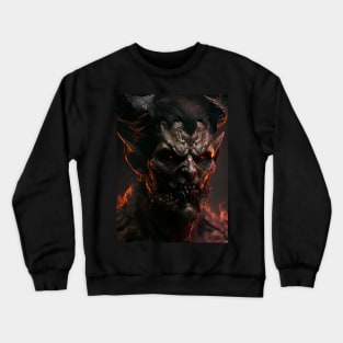 Demon face Crewneck Sweatshirt